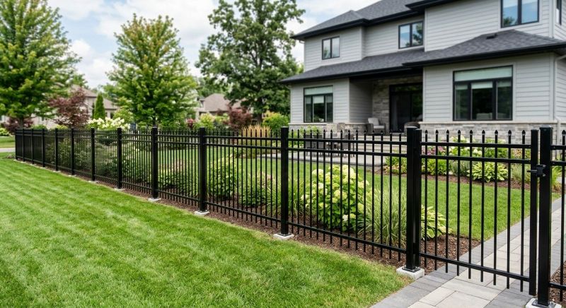 Aluminum Fence Replacement in Des Moines, IA