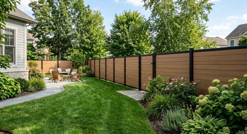 Composite Fence Installation in Wilmington, NC
