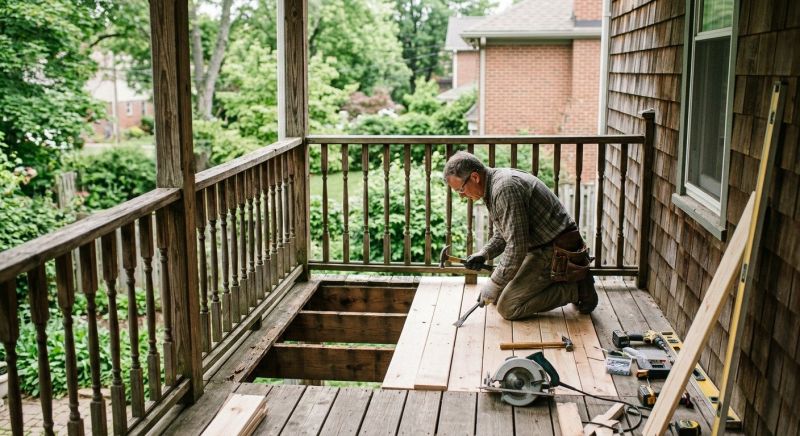 Deck Stairs Repair in Redmond, WA