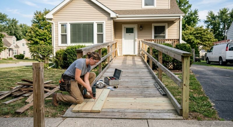 Disability Ramp Installation in Kansas City, KS